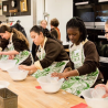 The Young Marketeers make ciabatta at Bread Ahead