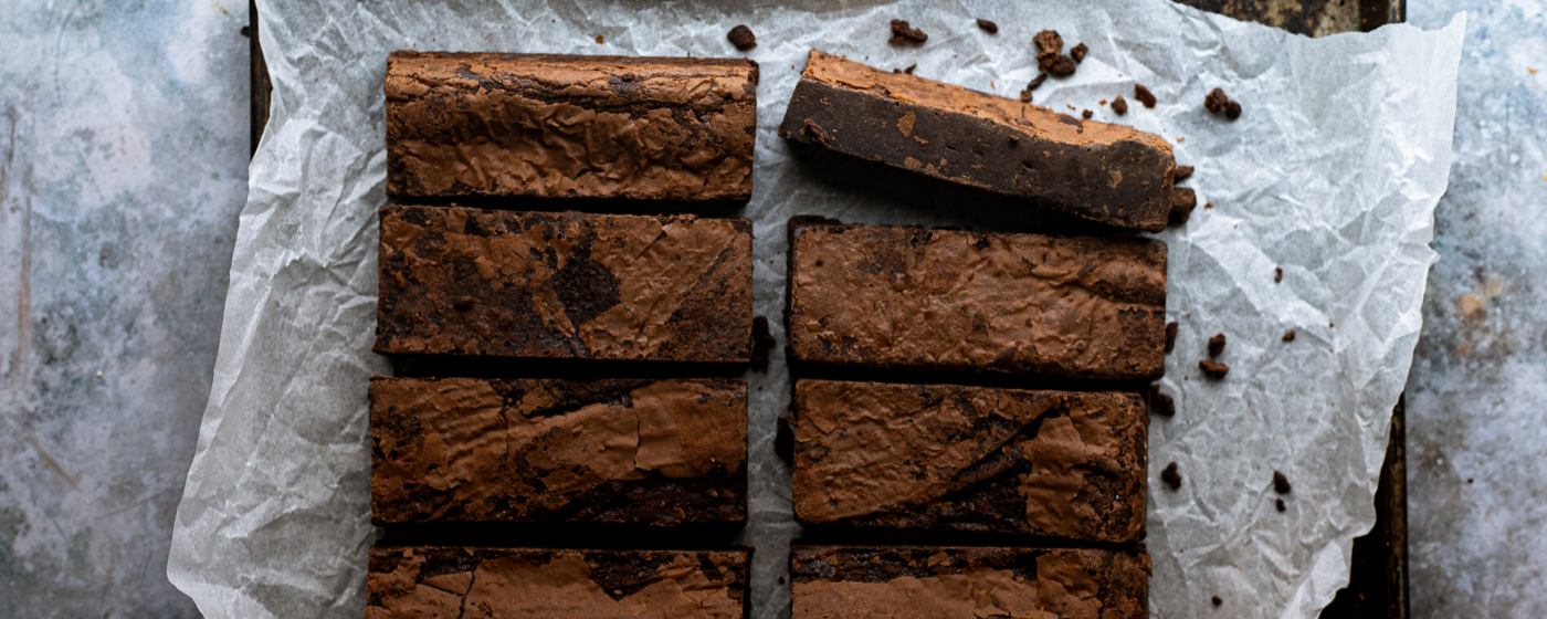 Bread Ahead brownies - delivery