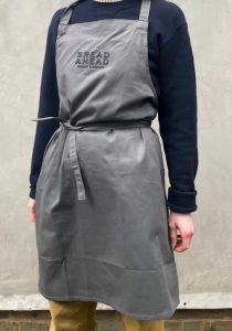 charcoal grey apron